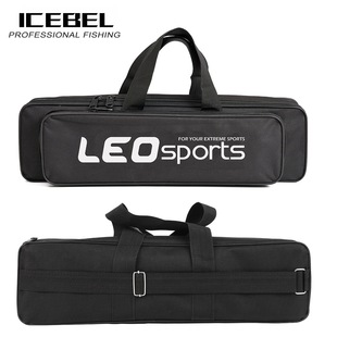 Black Single Layer Steel Wire Fishing Gear Bag Portable Mini Fishing Rod Storage Bag Fishing Accessories Sub-line Floating Box Casual Wholesale
