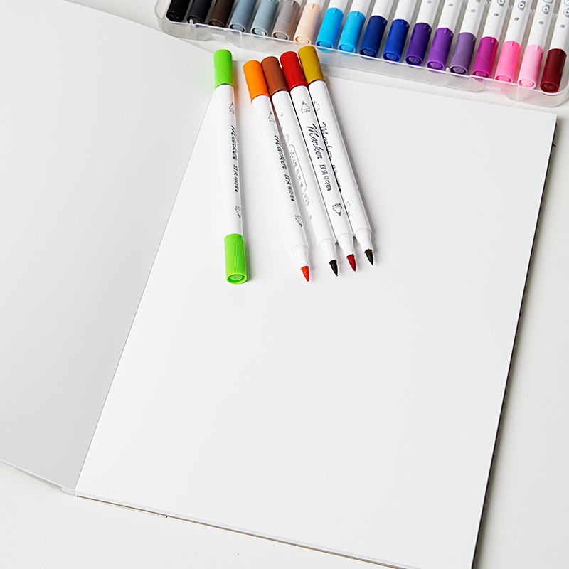 Mark paper marker pen drawing paper A3 drawing paper white paper 8k4k open drawing book Mark Ben A4 children's graffiti scroll
