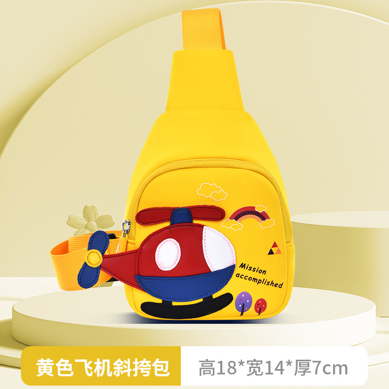 Nuevo Avión de dibujos animados kindergarten schoolbag bebé niño niña mochila imprimible anti-perdida mochila para niños
