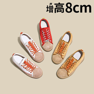 8cm�����ߵ�ӖЬŮ2026���¿�͹�ƴɫ���С��Ь�ٴ�����eЬ