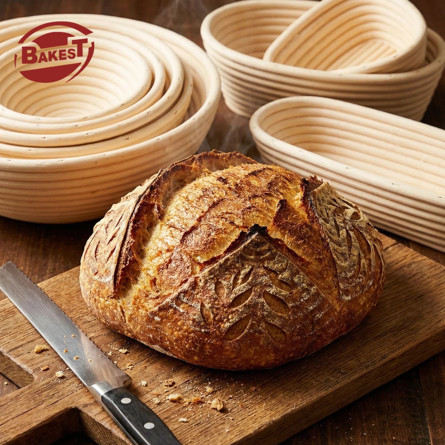 Amazon ebay nueva cesta de fermentación de caña caliente indonesia pan europeo pasta de fermentación tazón pan agrio cesta de fermentación