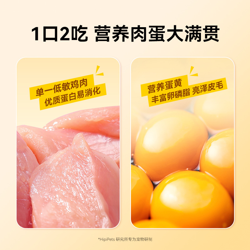 Perro, pollo, huevo, doble capa congelada, peluche, molar, bocadillos de gran capacidad congelados, barril para gatos, alimento para mascotas
