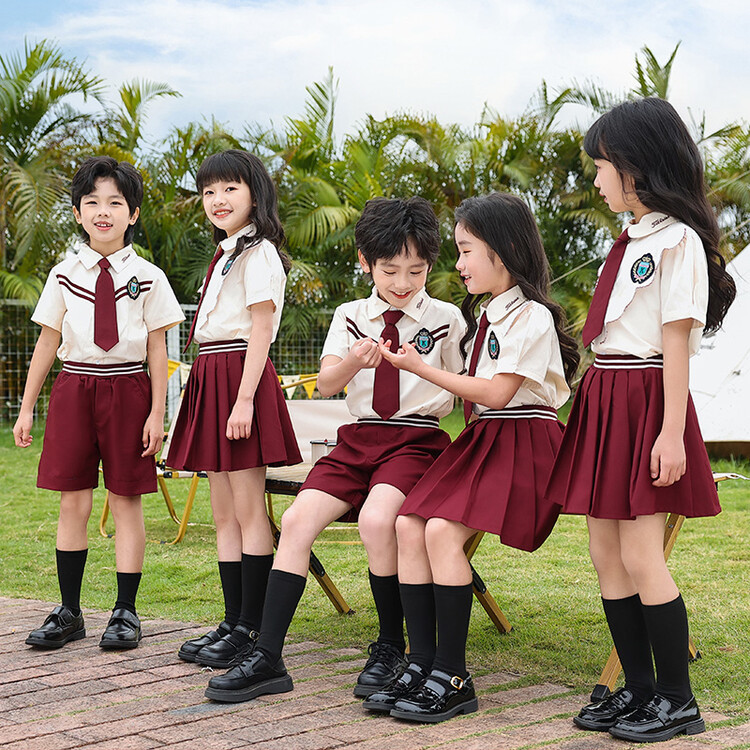 六一合唱表演服小學生校服幼兒園園服畢業照團體服裝兒童英倫套裝