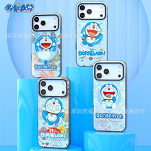 哆啦A梦iPhone17ProMax磁吸手机壳防摔苹果17卡通可爱磨砂肤感潮