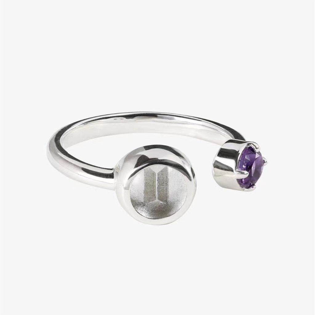 Adjustable Open Ring For Youth Fans Minimalist Band Style Ring_voghion.com