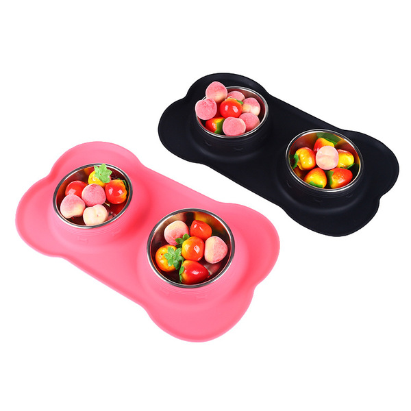 silicone big dinner plate stainless steel