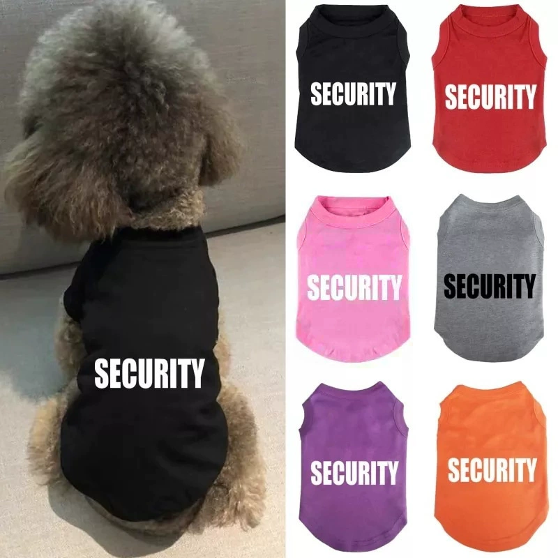 Одежда для домашних животных Жилет для собак с принтом Летняя Одежда для маленьких и средних собак Толстовка Тонкая одежда для щенков