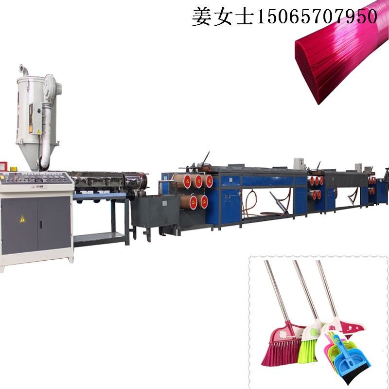 PET刷丝扫把丝塑料拉丝机械设备厂家 扫帚丝捆扎打包绳拔丝抽丝机