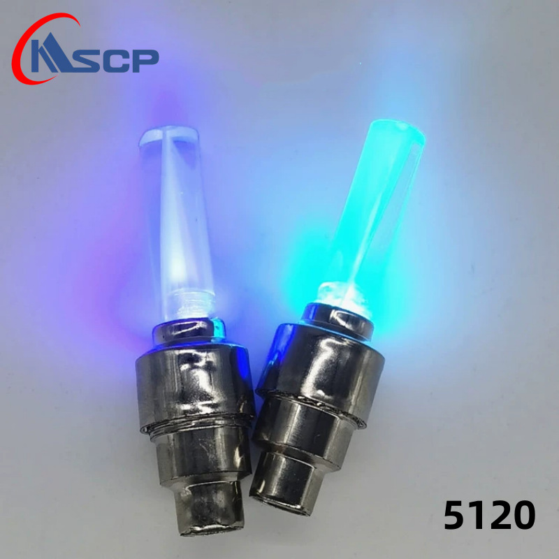 Nuevo colorido boquilla de aire Válvula de luz caliente rueda bicicleta de montaña accesorios equipo de equitación