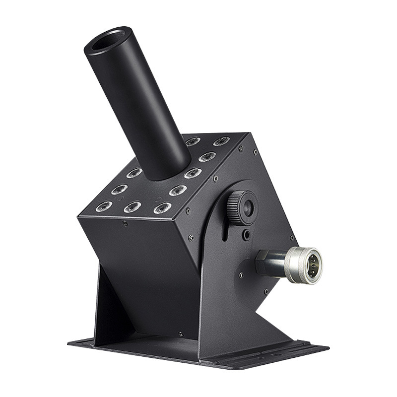 12 LED dióxido de carbono máquina de columna de bar atmósfera de discoteca rociador de humo de color KTV espectáculo máquina de niebla de hielo seco