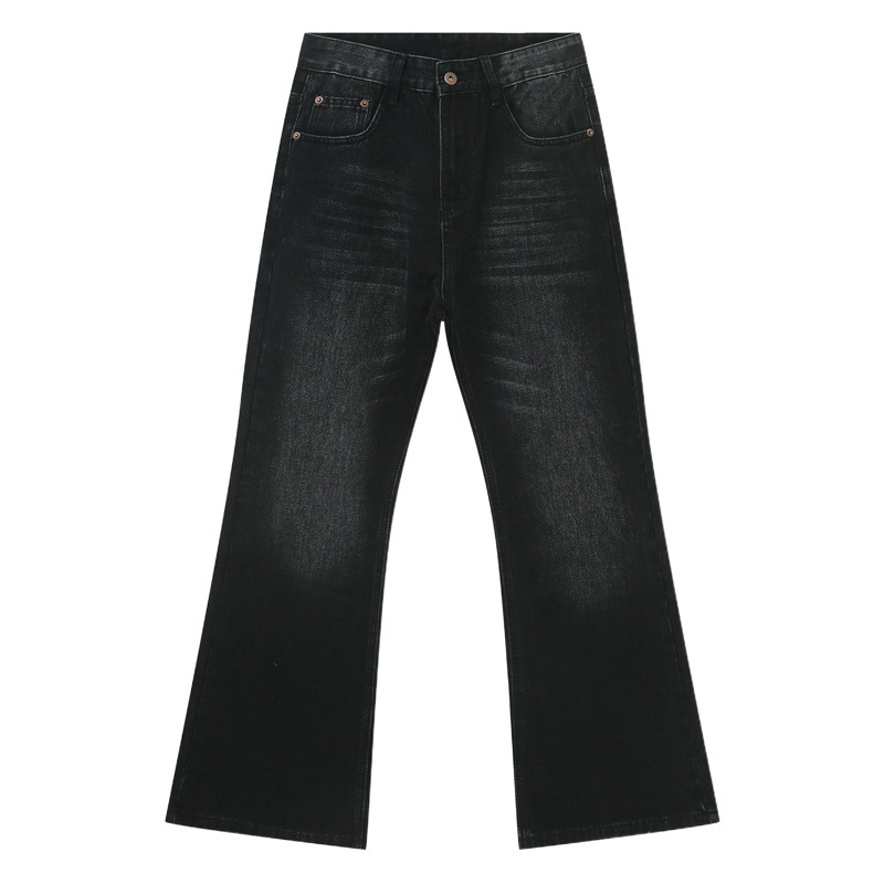 MTLClothes hombres | 2023 otoño nuevo puerto VIbe simple viento fácil lavado jeans