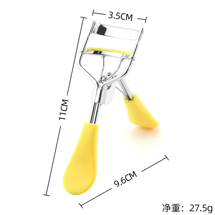 Handheld Eyelash Curler, Plastic Grip, For False Lashes, Compact 5.5 cm