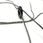 工业用 4mm金属纤维包芯绳子批发 带磁性超强耐高温编织绳 四方绳