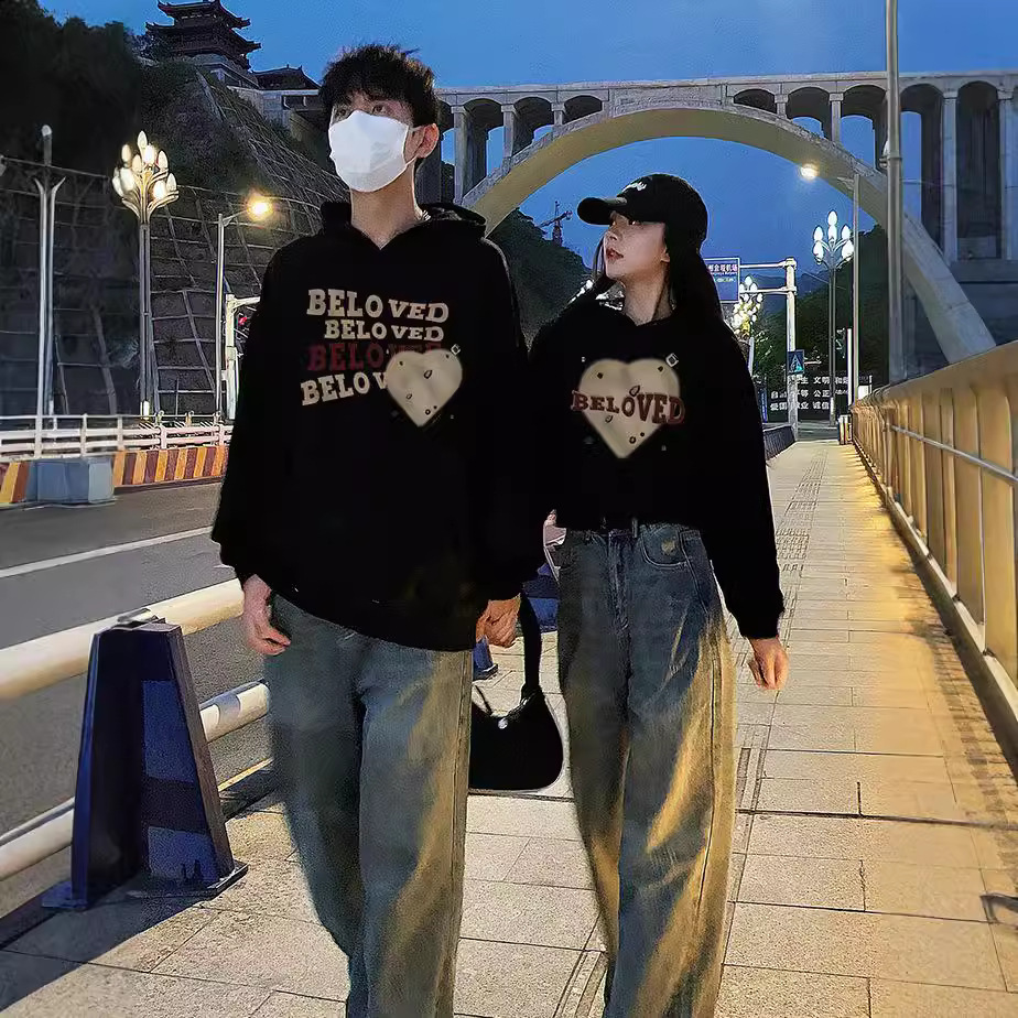같은 특별한 연인 의류 조끼 봄과 가을 2024 새로운 겨울 의류 높은 감각 이른 가을 슈퍼 파이어 코트