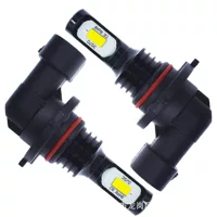 Черный алюминиевый Противотуманные фары H1 H3 H4 H7 9005 9006 H11 80W 3570 2SMD Автомобильные светодиодные противотуманные фары