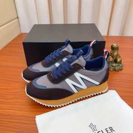 春季新款情侣拼色透气休闲鞋牙齿底防滑老爹鞋阿甘增高跑步鞋