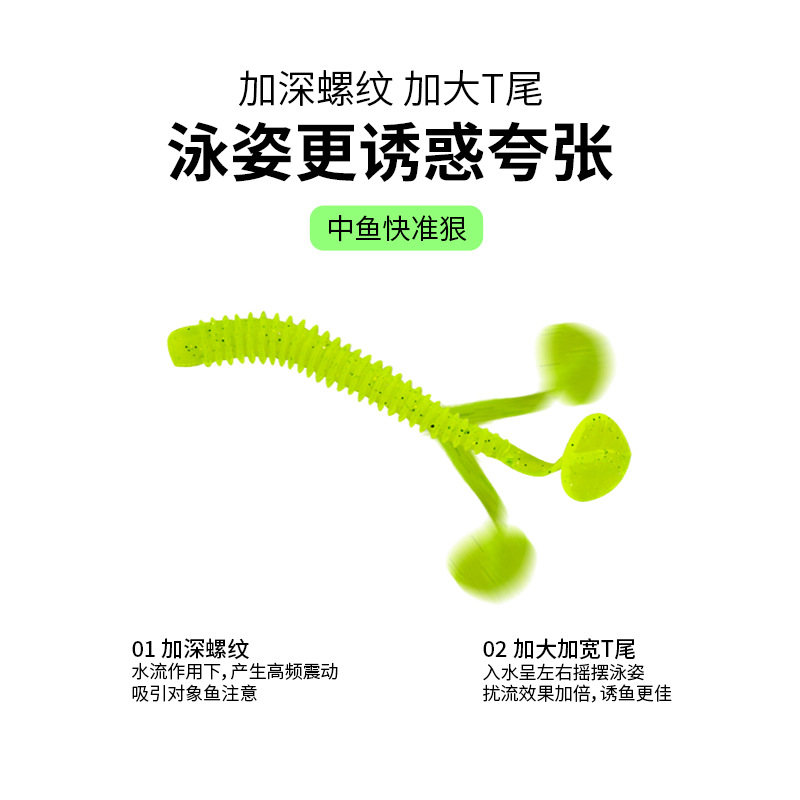 Comarei transfronterizo luya cebo conjunto de rana truenos minos vib sequela gancho de cabeza de plomo cebo suave 25 piezas conjunto de cebo al por mayor