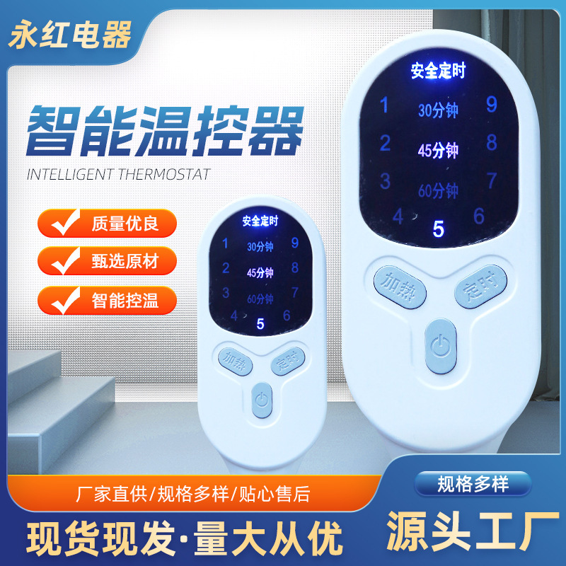 Nine-Speed Temperature-Adjustable Hot Compress Bag Switch Manufacturer Wholesale Electric Blanket Hot Compress Bag Timed Intelligent Temperature Control Switch Supply