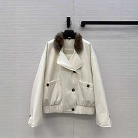 2025冬季新款时尚精致优雅气质阳光干练柔软亲肤洋气夹克羽绒服