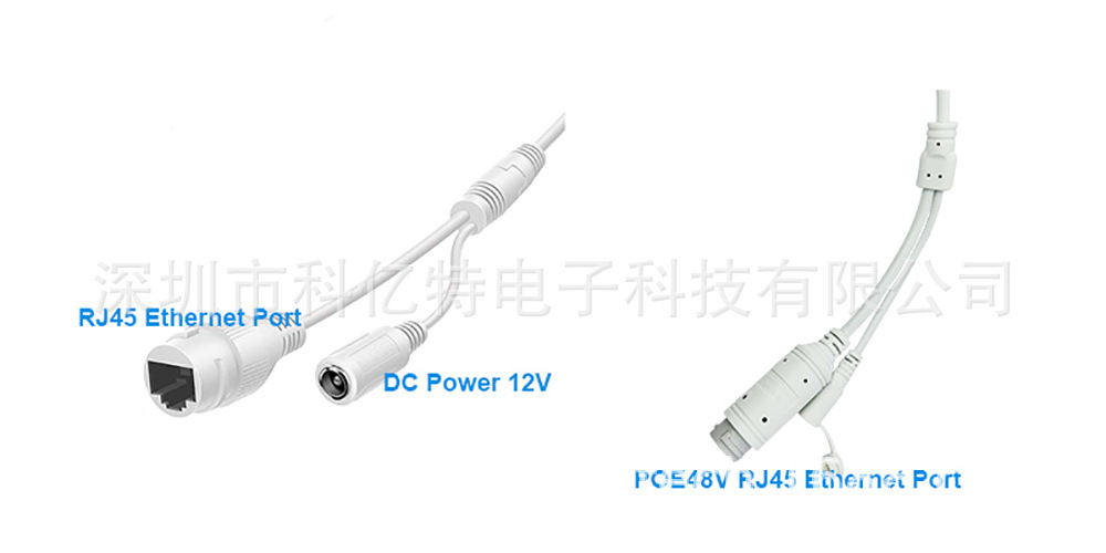 4K 8MP IP camera, Icsee, flush-mounted dome, metal, waterproof