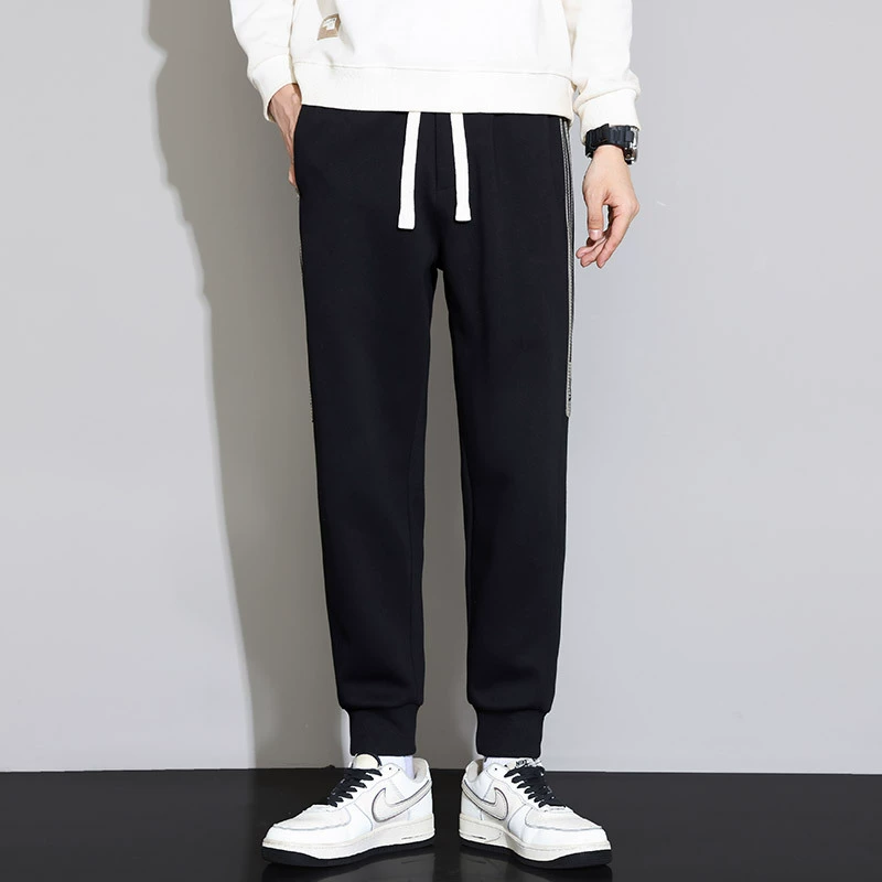 Autumn trousers for leisure, plus size