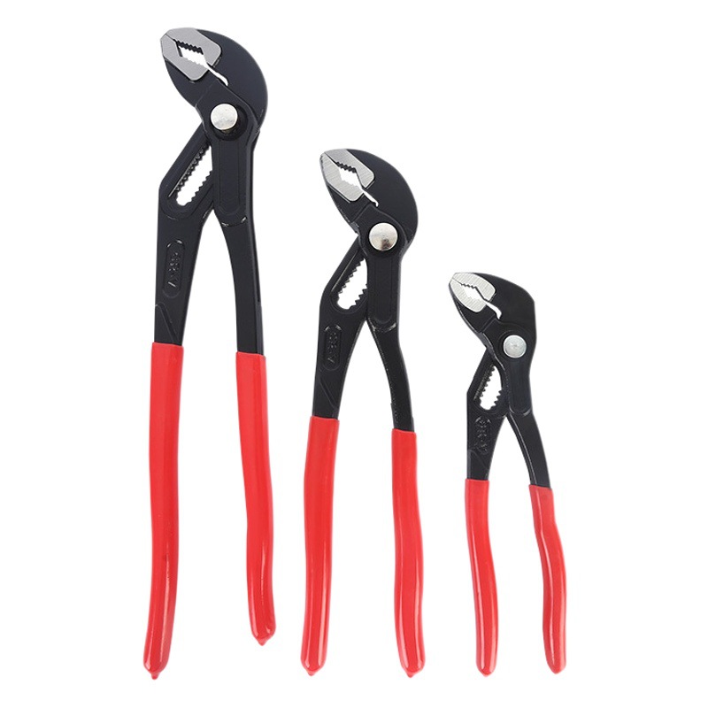 Suministro de llave de fontanería modelo 03 con forma de pico de águila, alicates para tuberías de baño, herramienta con ajuste rápido de tamaño y alicates de punta fina