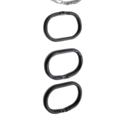 Spot quick-release PP plastic shower curtain ring buckle door curtain hook curtain cloth accessories shower curtain rod hanging ring C hook strap 5