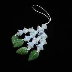 風鈴花手機掛件幸福鈴蘭花串掛繩小禮物掛鏈吊墜飾品國風學生甜