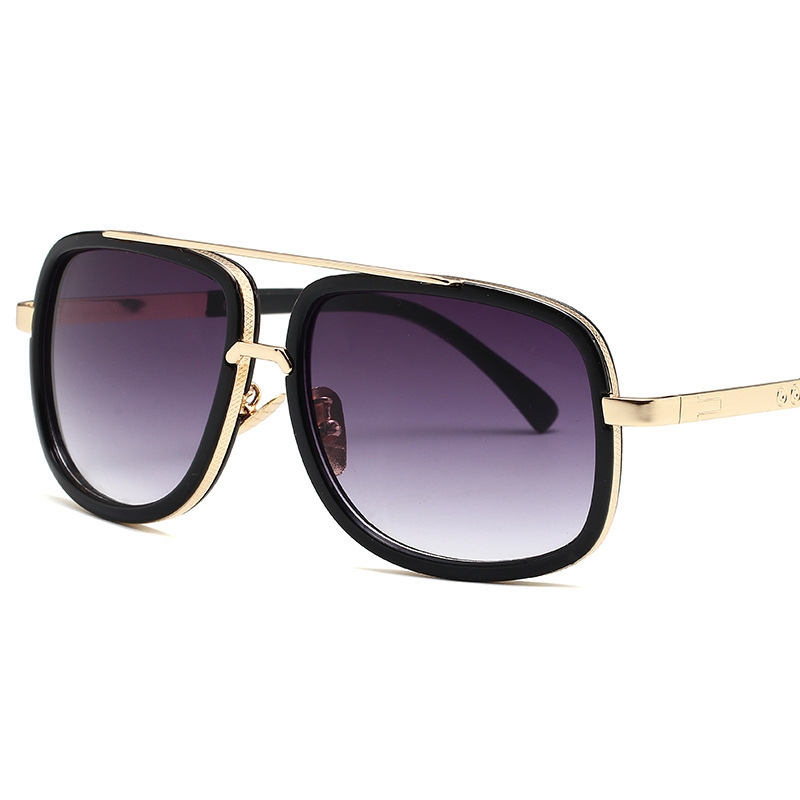 Tijiatis cross-border glasses men's metal trend street shot vintage sunglasses wholesale 1828 European and American sunglasses