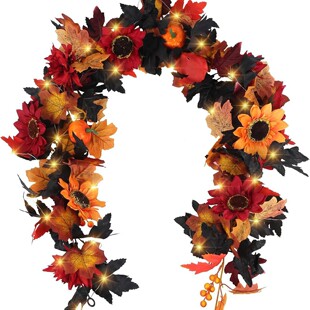 Halloween Rattan 2025 New Autumn Simulated Maple Leaf Rattan Home Decoration Simulated Maple Leaf Scenic Area Arrangement