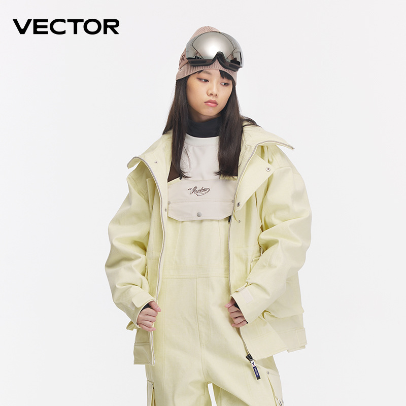 VECTOR滑雪服上衣3L美式男女单板专业加厚防风防水保暖滑雪装备冬