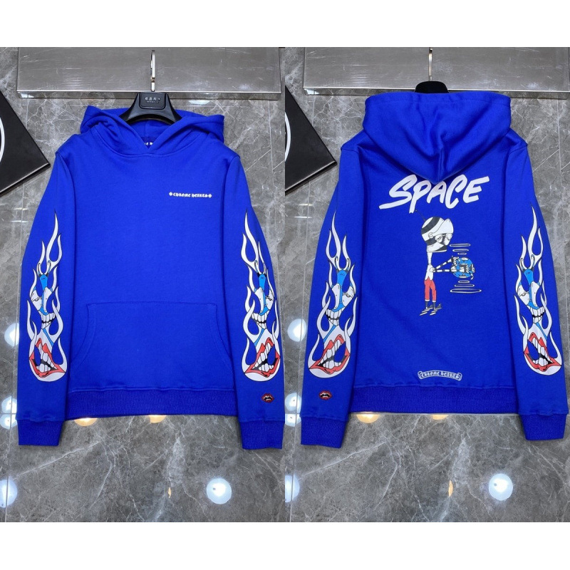 Chrome Heart Hoodie 克罗伈十字架连帽卫衣跨境宽松男女拉链帽衫|undefined
