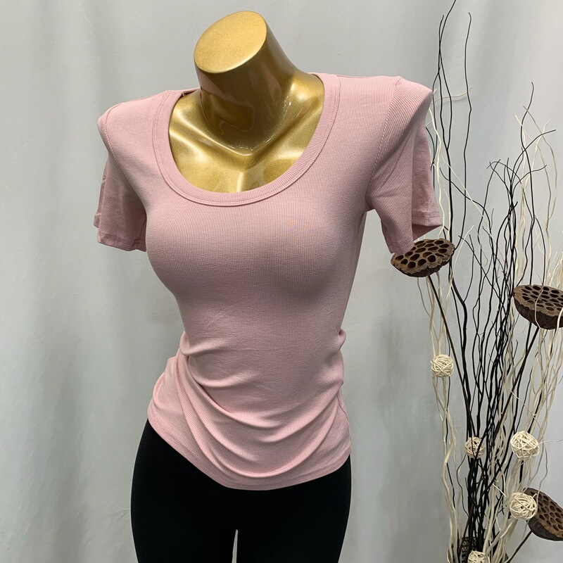 If you want to be sexy, wear it! Low U-neck slim short sleeve elastic T-shirt INS super hot net red same style