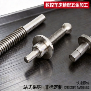 CNC全自动数控车床加工非标不锈钢件铝件精密五金来图定制