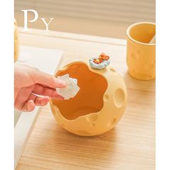 クリーム風セラミックチーズ玄関キーホルダー収納セラミック置物かわいいクリエイティブデスクトップホームデコレーション