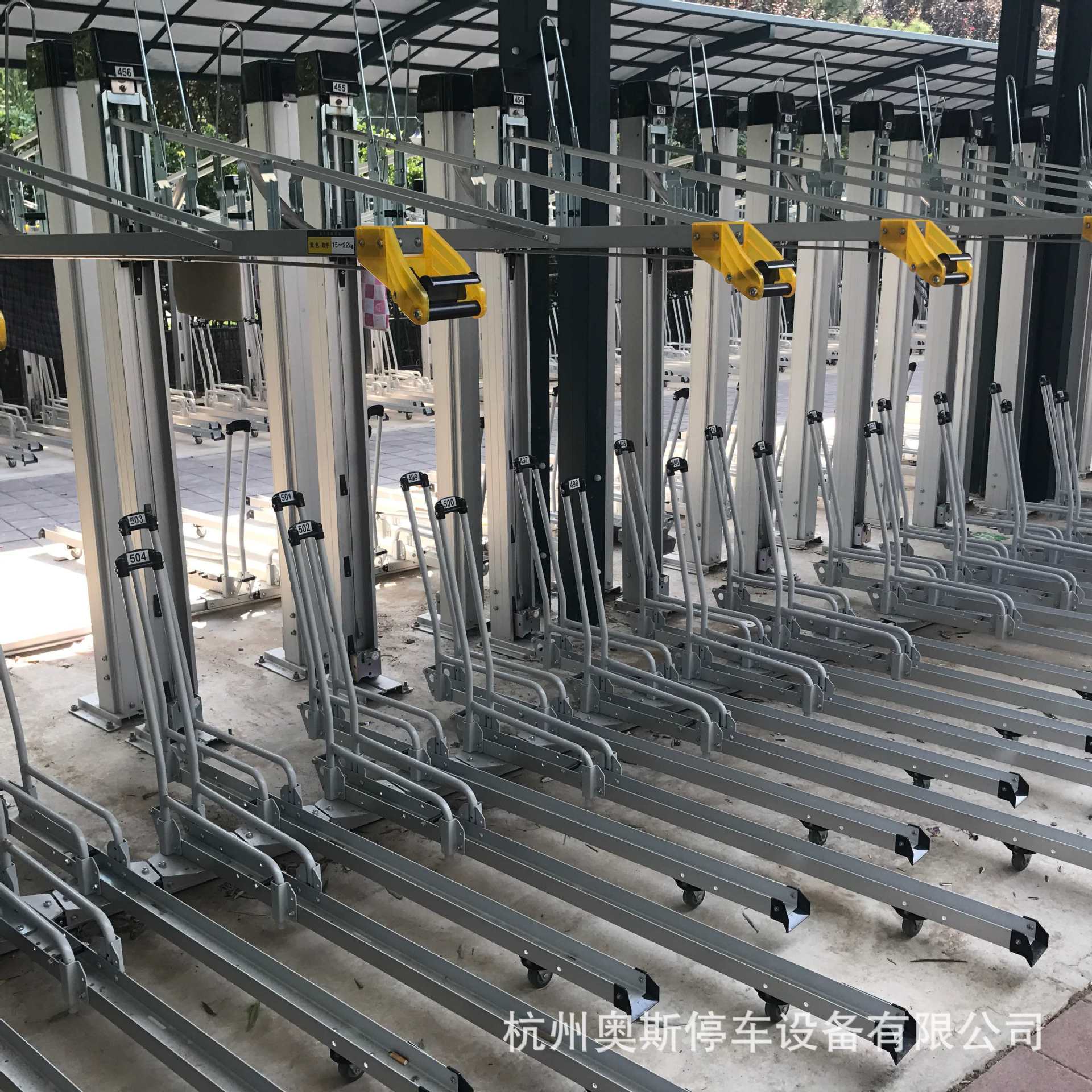 自行车摆放架 双层自行车摆放架 立体自行车摆放架