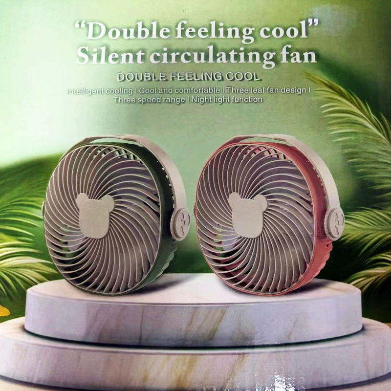 2024 новый настольный мультфильм USB зарядка студенческого общежития мощный настенный летний сверхдлинный вентилятор