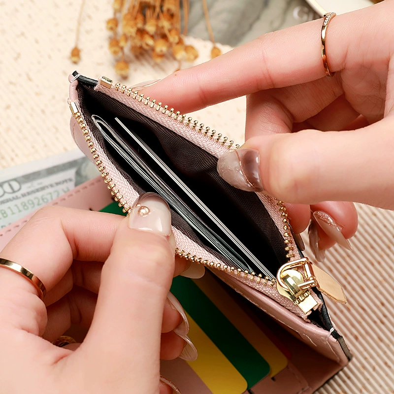 Short wallet, fashionable card holder, fresh small bag, wholesale