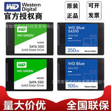 批发WD西部数据SSD固态硬盘SATA3.0接口绿盘蓝盘笔记本台式机装机