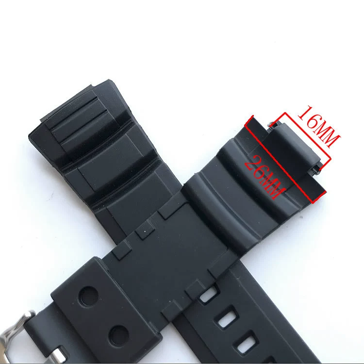 Используйте ремешок для часов Kamio MCW-100 MCW-110H AE-2000w W-S220 из резины 16 мм