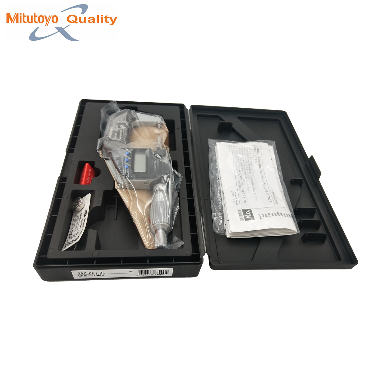 日本三丰Mitutoyo 342系列量程75-100mm数显尖爪千分尺342-264-30