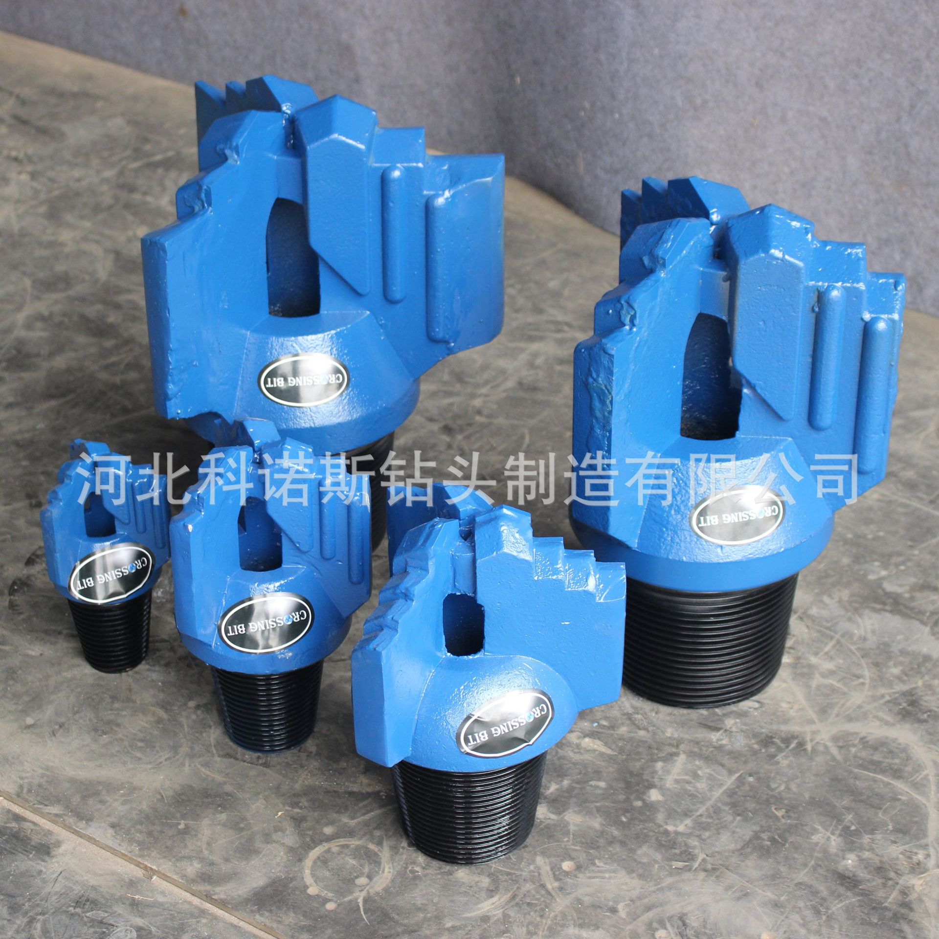 合金刮刀钻头三刀翼刮刀钻头reg丝扣阶梯钻头尺寸螺纹可制作