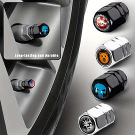 汽车轮胎带标气门嘴帽电动车通用气门帽芯嘴盖多logo批发气门冒