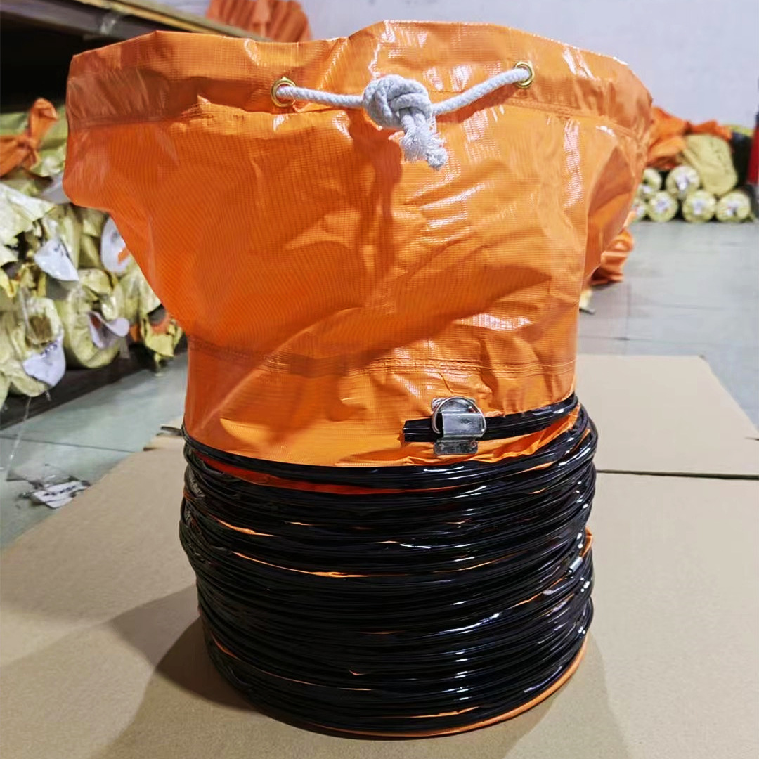 PVC canvas nylon ventilation pipe yellow mining paint ventilation…