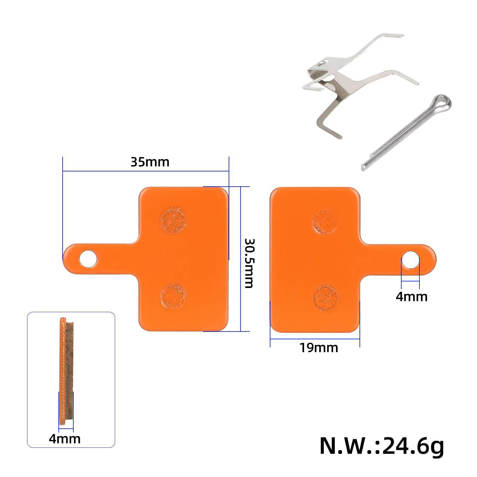Orange ZOOM Oil Brake Ceramic