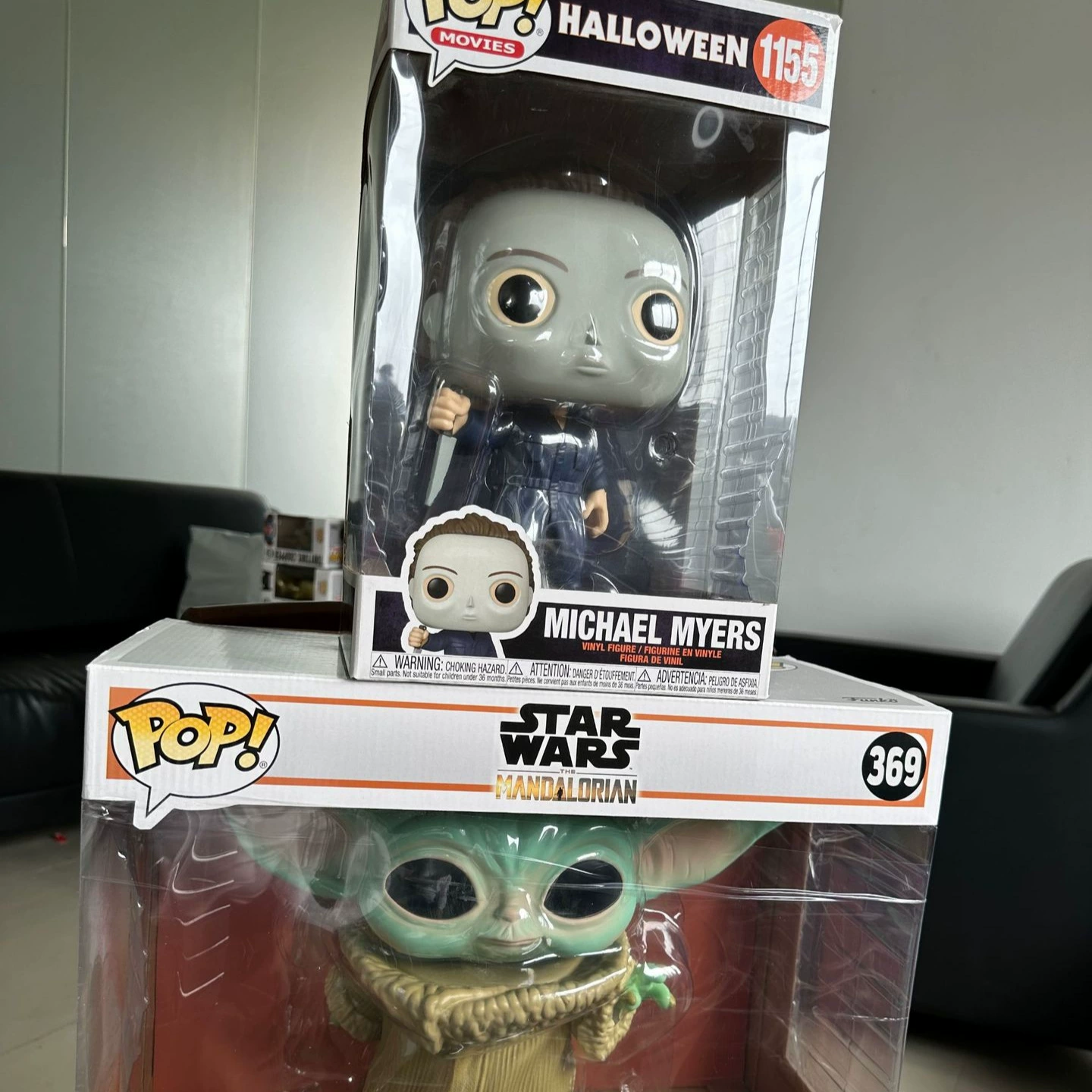 Фигура коллекции персонажей Pop Star Wars: Мандалорианец, Чуябакка, Энакин 1155, Йода 369