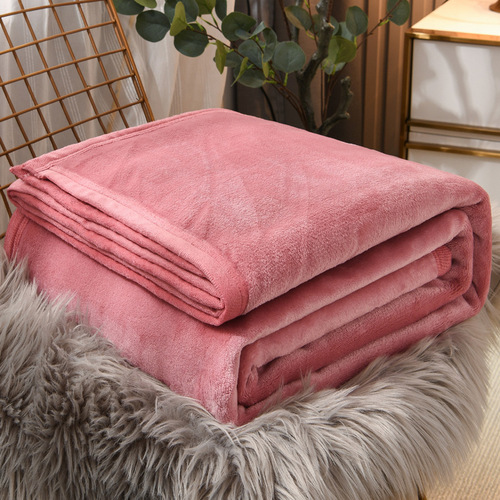 Flannel coral fleece blanket bed blanket bath towel throw sofa blanket office nap blanket winter thick bed sheet