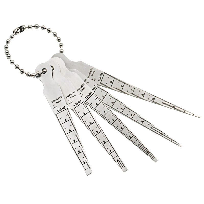 Датчик зазора щуп из нержавеющей стали Высокоточный конический ДАТЧИК ОТВЕРСТИЯ треугольный Клин щуп датчик 1-10 мм