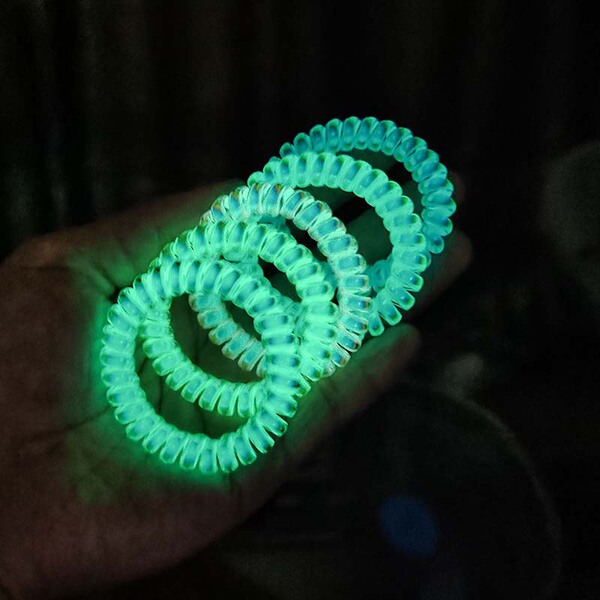 Glowing telephone