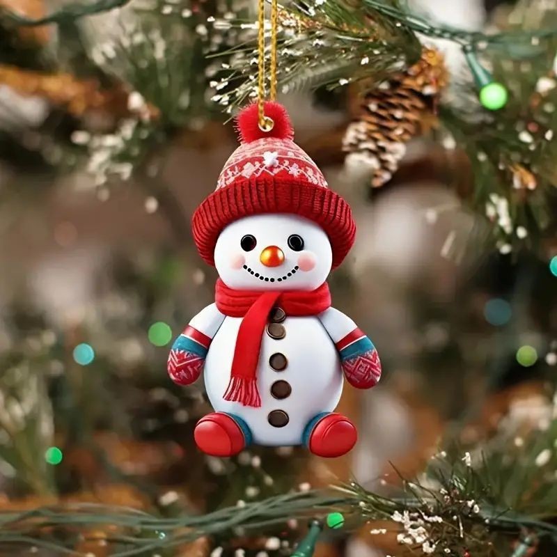 Transfronterizos Amazon nuevos productos de Navidad creativos colgantes planos para el hogar mochila decoraciones de fiesta